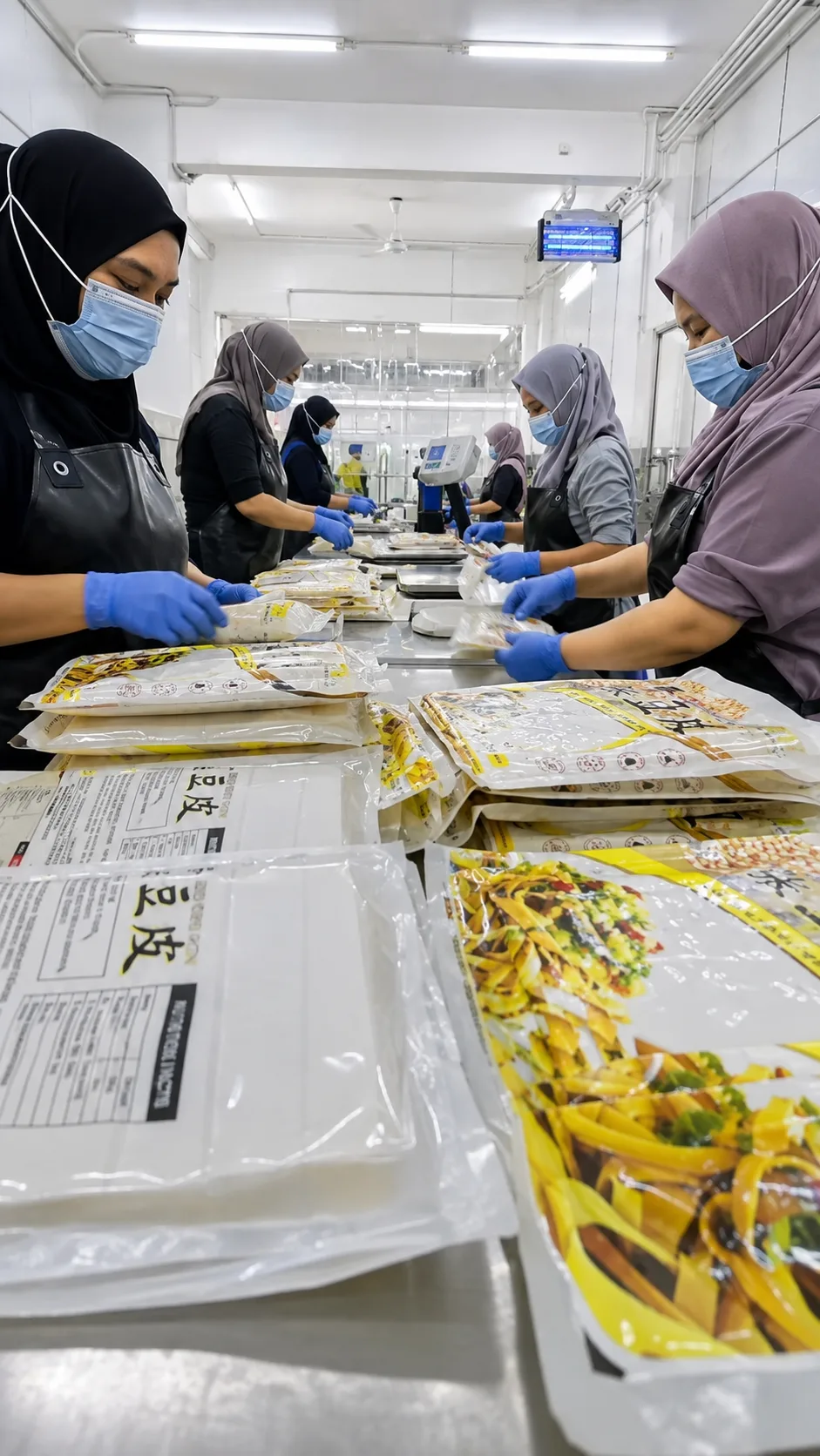 The Garden production and packing team