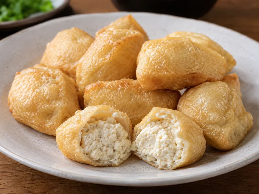 Crispy Fried Tofu Bom