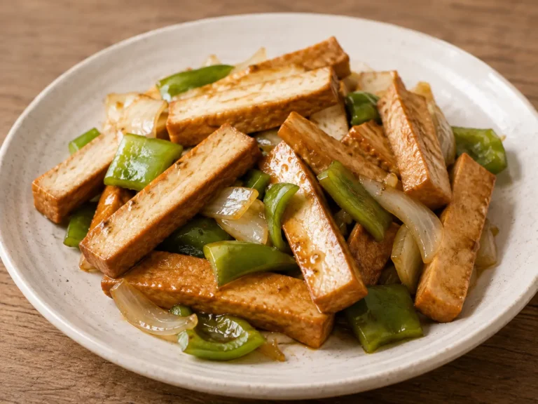 Green Pepper Spiced Beancurd